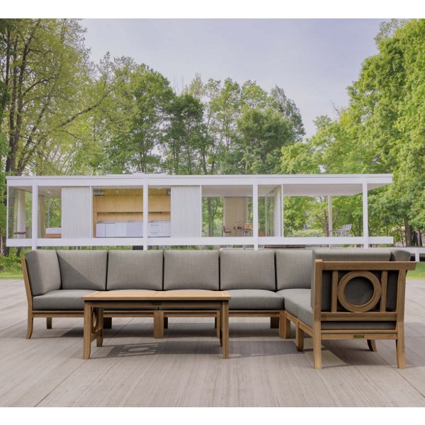 Natsepa 8-Piece Modular Sectional Sofa Set - Modern L-Shaped Couch with Ottoman for Living Room, Lounge & Family Room