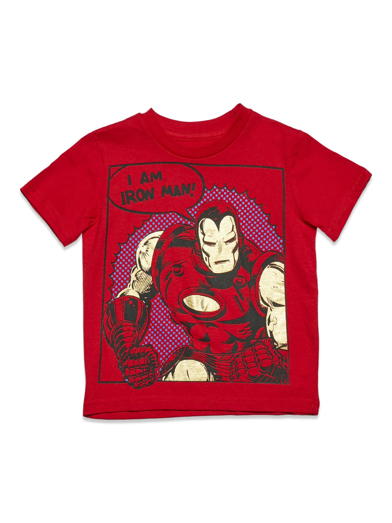 Marvel Avengers Spider-Man Mech Strike 4-Pack Kids' Cosplay T-Shirts (2T-20) - Superhero Costume for Dress-Up & Playtime