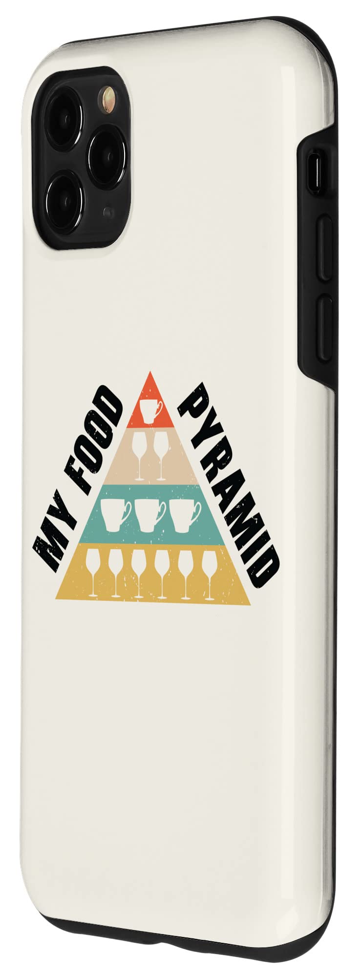 iPhone 11 Pro Max Case for Coffee & Wine Lovers - Funny Caffeine Themed Phone Cover - Perfect for Baristas, Coffee Shops & Wine Tasting Events