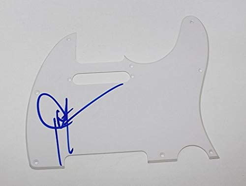 Dwight Yoakam Autographed Fender Telecaster Electric Guitar Pickguard - Signed White Cadillacs Design - Perfect for Collectors, Fans & Music Enthusiasts - Great for Display, Memorabilia & Stage Performances