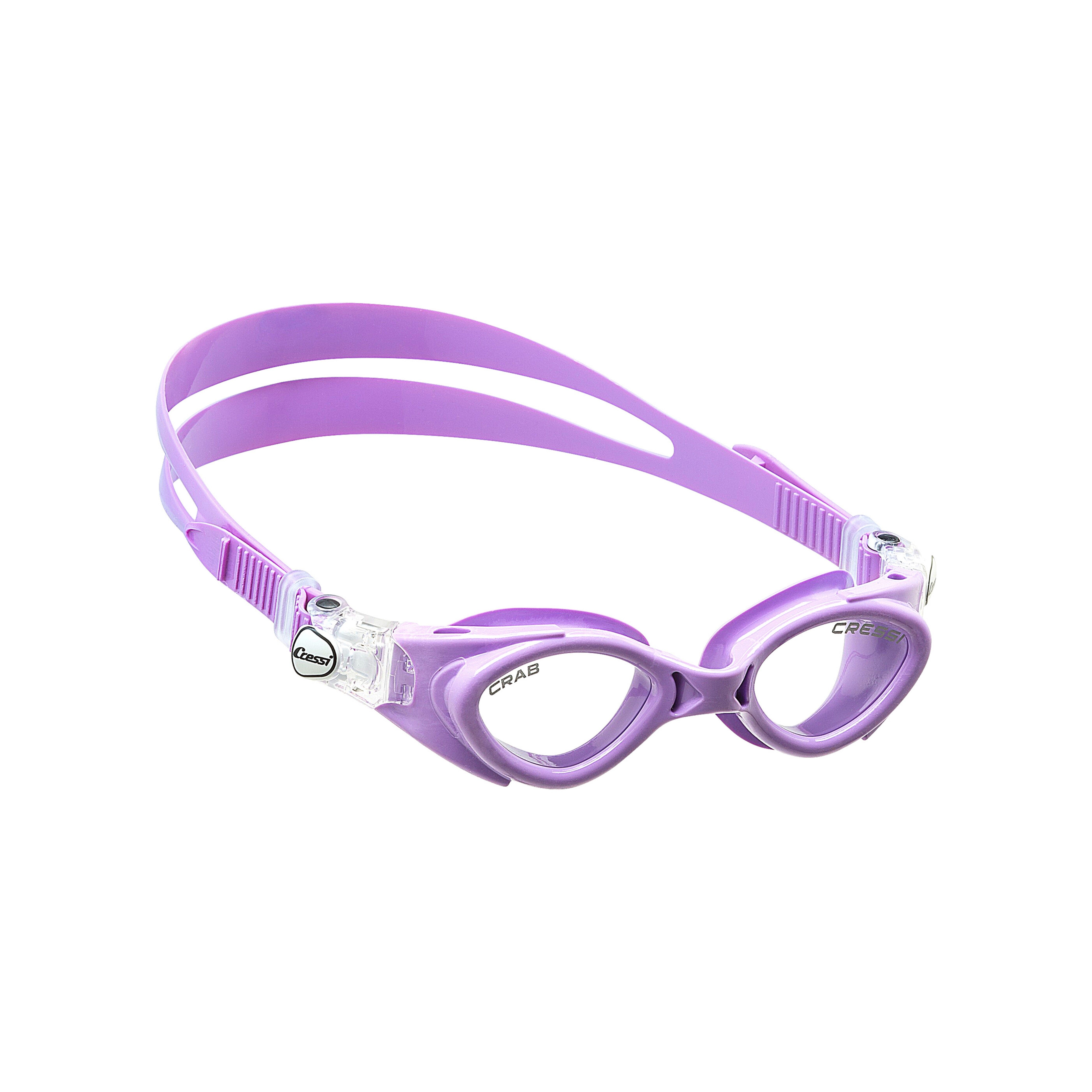 CRAB KID Cressi Swim Goggles for Toddlers 2-7 Years Old | Anti-Fog UV Protection Kids Swimming Goggles | Perfect for Pool, Beach & Swimming Lessons