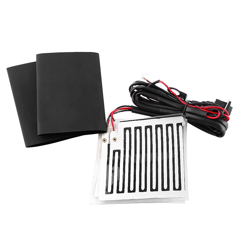 12V Electric Heating Pad - Universal Heated Grip Pads for ATV & Motorcycle Handlebar Warmers | Winter Comfort Accessories for Cold Weather Riding & Outdoor Adventures