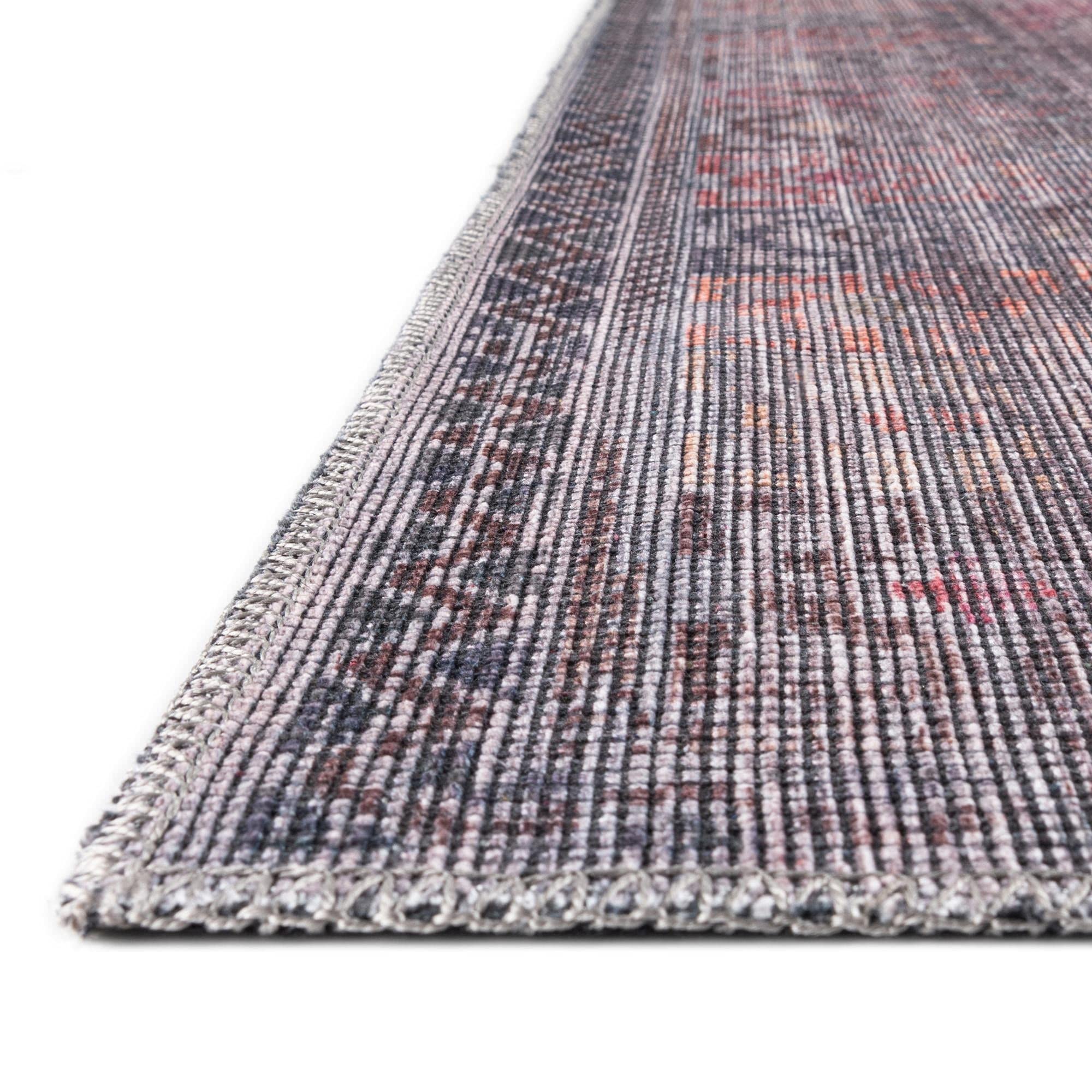 Washable 12 Ft Runner Rug - Sisu Collection Blue Flatweave Rug for Hallways & Entryways | Durable & Easy-Clean Home Decor for High Traffic Areas