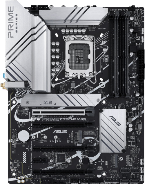 ASUS PRIME Z790-P WiFi Motherboard - Intel LGA 1700 Socket, DDR5, PCIe 5.0, Dual M.2, WiFi 6 - Perfect for Gaming PC Builds & High-Performance Workstations