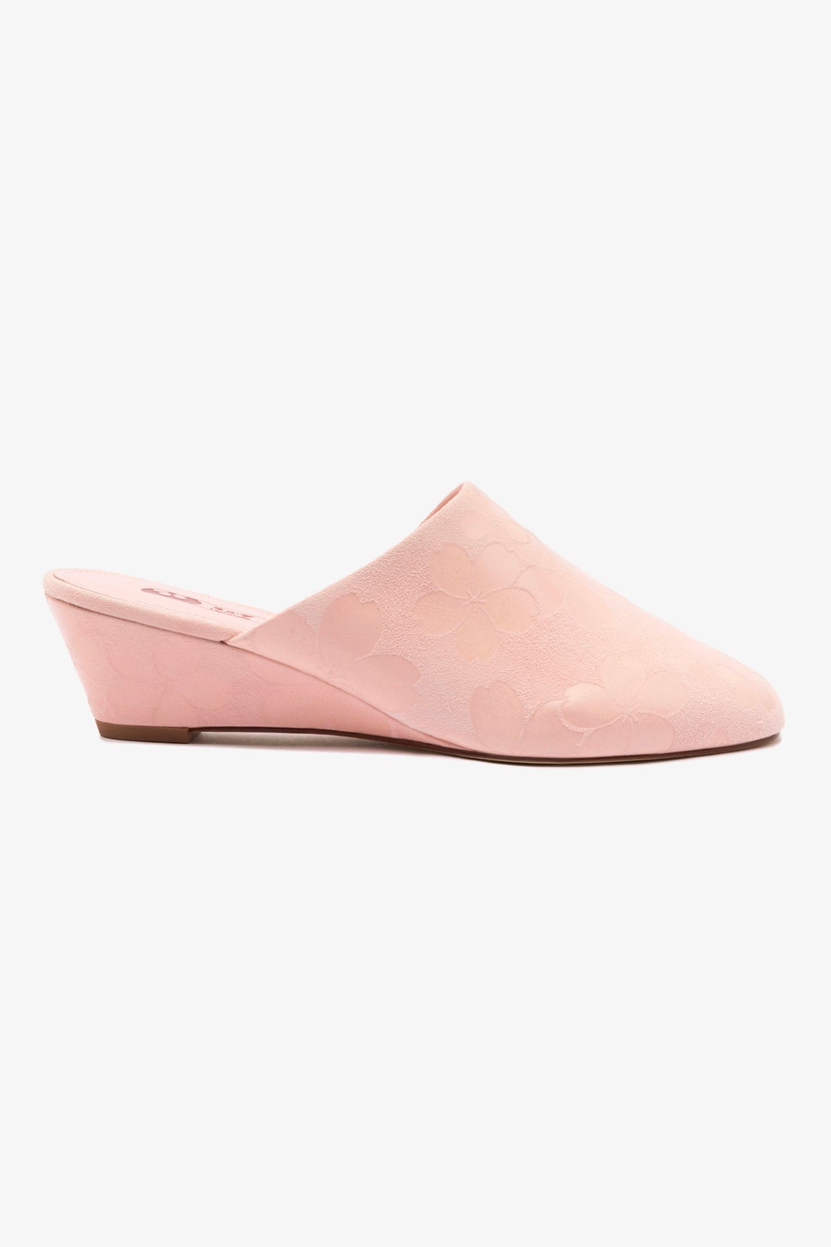Venice Wedge Sandals in Tulip Sakura Printed Suede - Comfortable Women's Summer Shoes for Beach, Vacation & Casual Outings