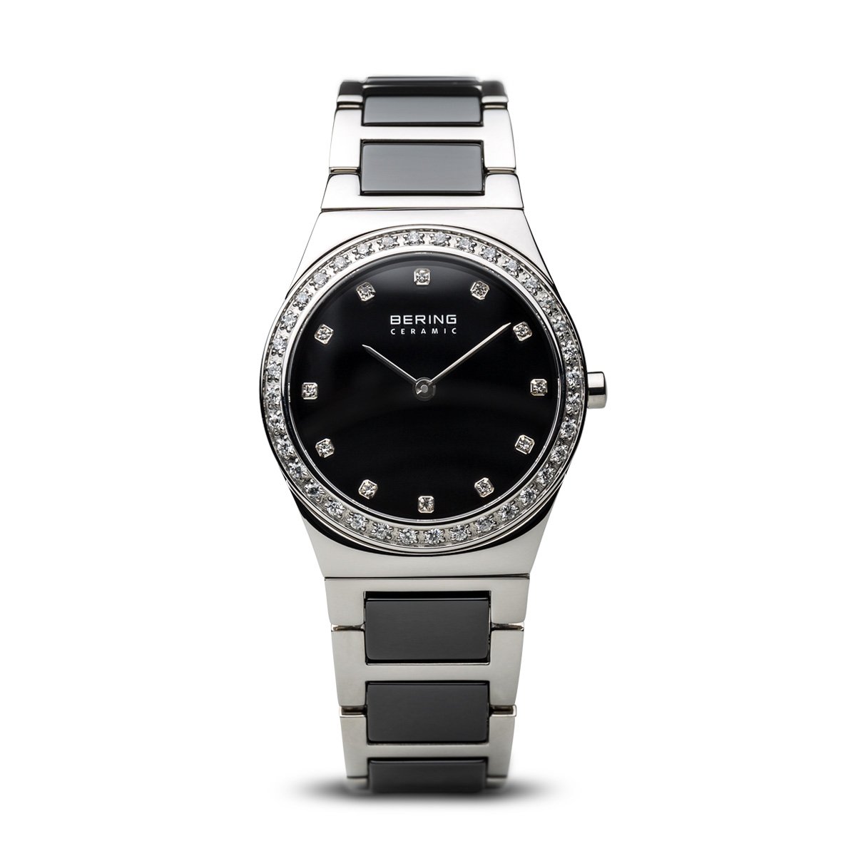 BERING Women's Ceramic Watch - Stainless Steel Strap & Sapphire Crystal for Elegant Occasions