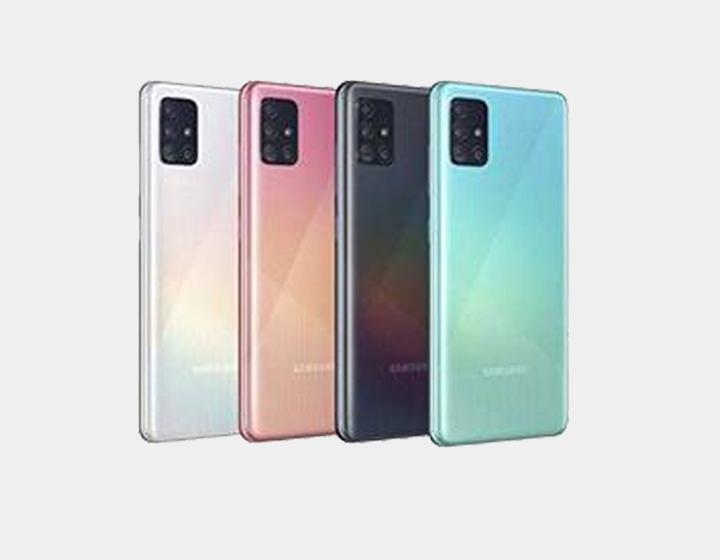 Samsung Galaxy A51 (SM-A515F/DS) 128GB Unlocked Smartphone - 4GB RAM, Dual SIM, 64GB SD Card & Case Included - Prism Crush White - Perfect for Travel, Business & Everyday Use