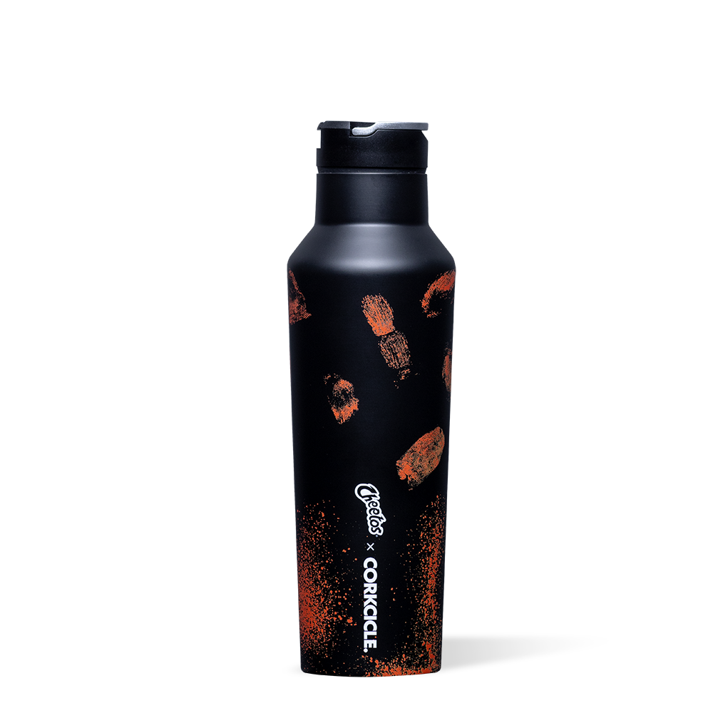Cheetos x Corkcicle Insulated Stainless Steel Sport Canteen Water Bottle - 20oz Leakproof & BPA-Free for Gym, Hiking & Outdoor Adventures