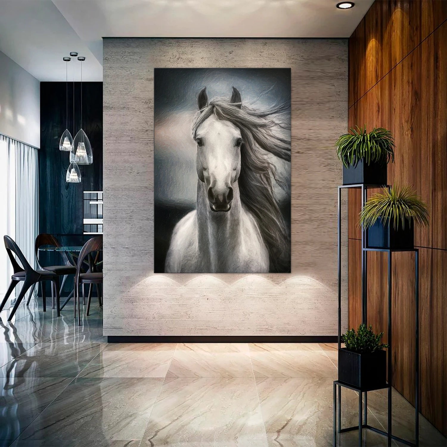 Animal Art Painting #AP109 - Handmade Canvas Wall Decor for Living Room, Bedroom & Office - Perfect Gift for Pet Lovers & Home Decor