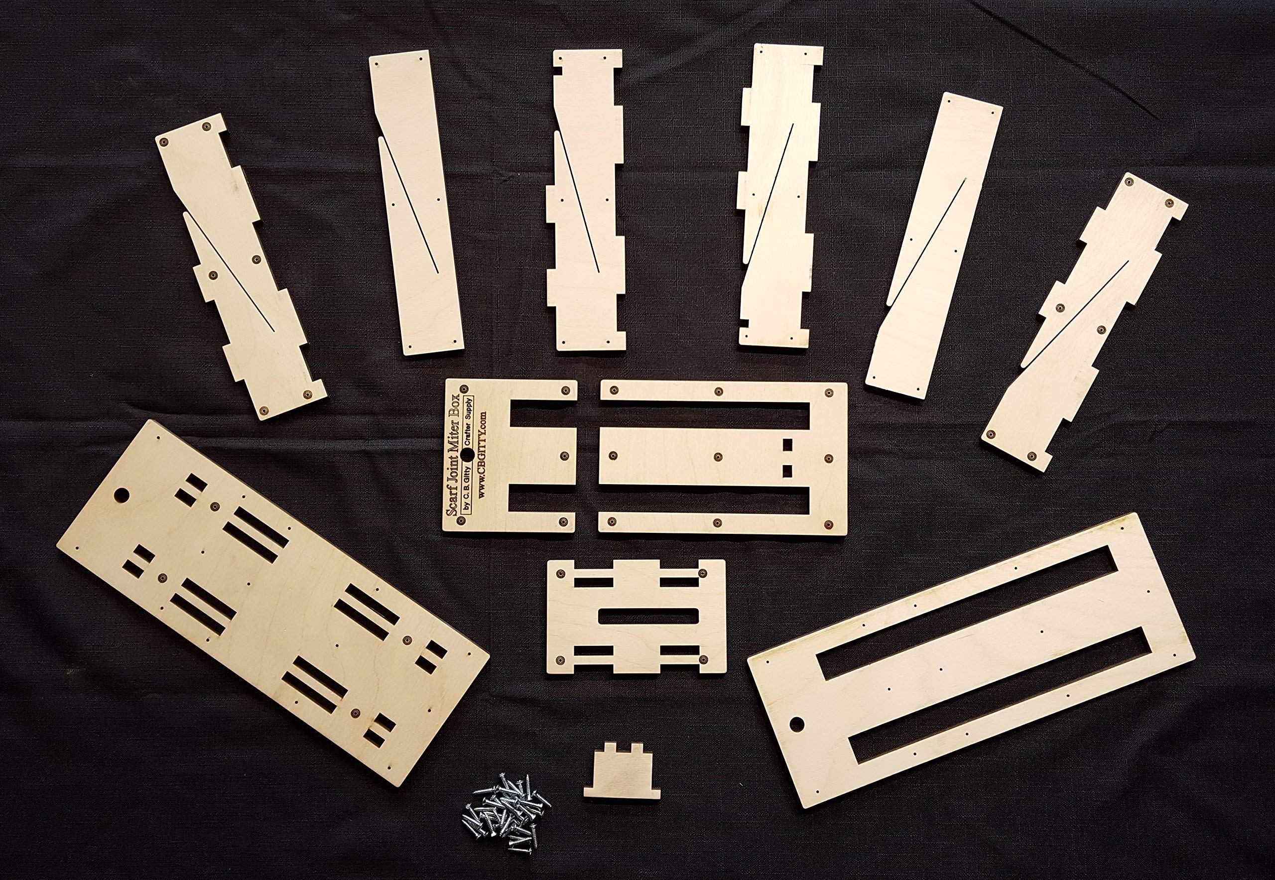 Premium Scarf Joint Miter Box Kit for Cigar Box Guitars - Hand Tool for Perfect Woodworking Joints | DIY Luthier Projects & Instrument Making