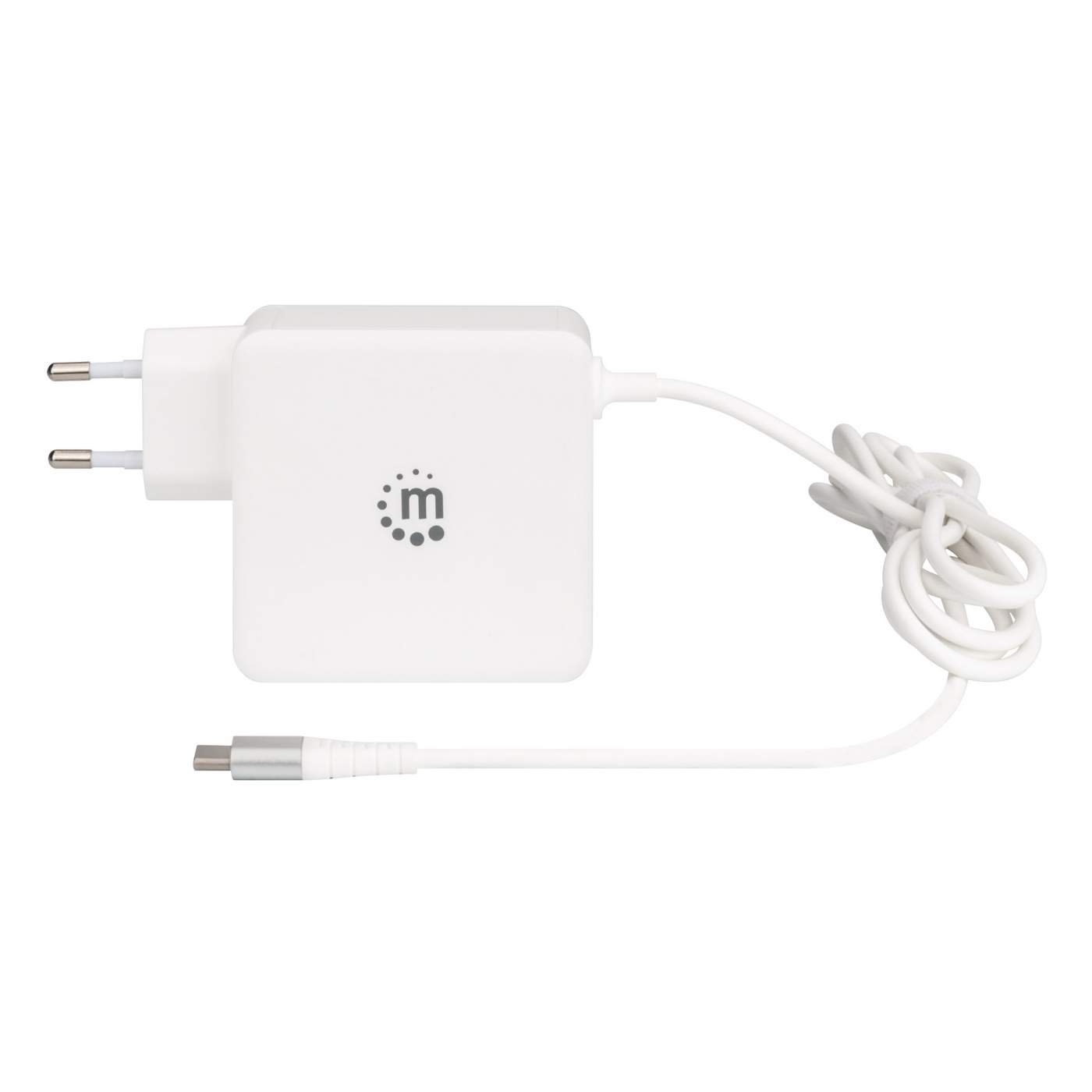 60W USB C Wall Charger with Built-in Cable - Fast Power Delivery Charger for iPhone 15, MacBook, iPad Pro & More | Home, Office, Travel Use