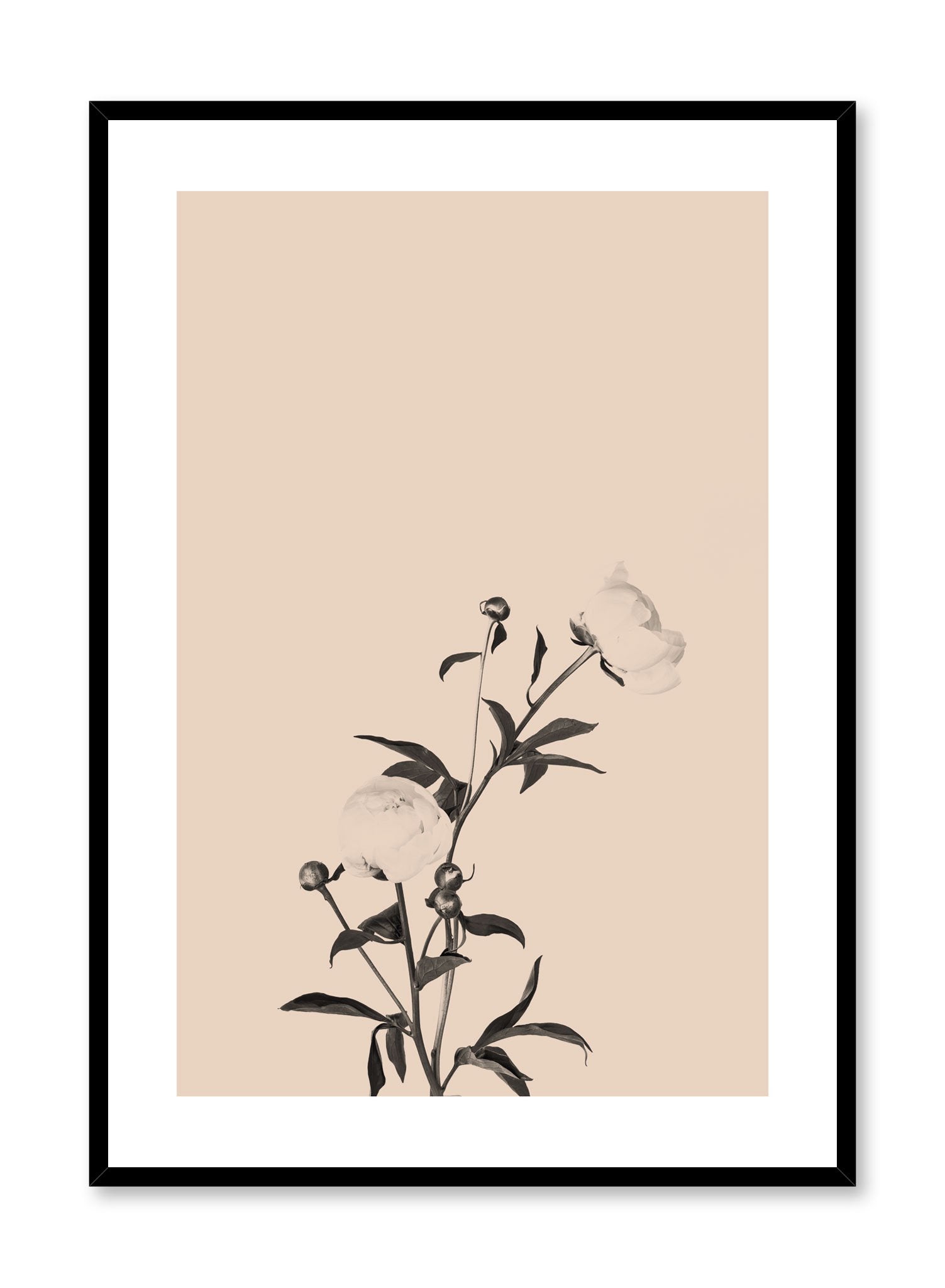 Romantic Beige Wall Art Poster - Vintage Aesthetic Decor for Bedroom, Living Room & Office