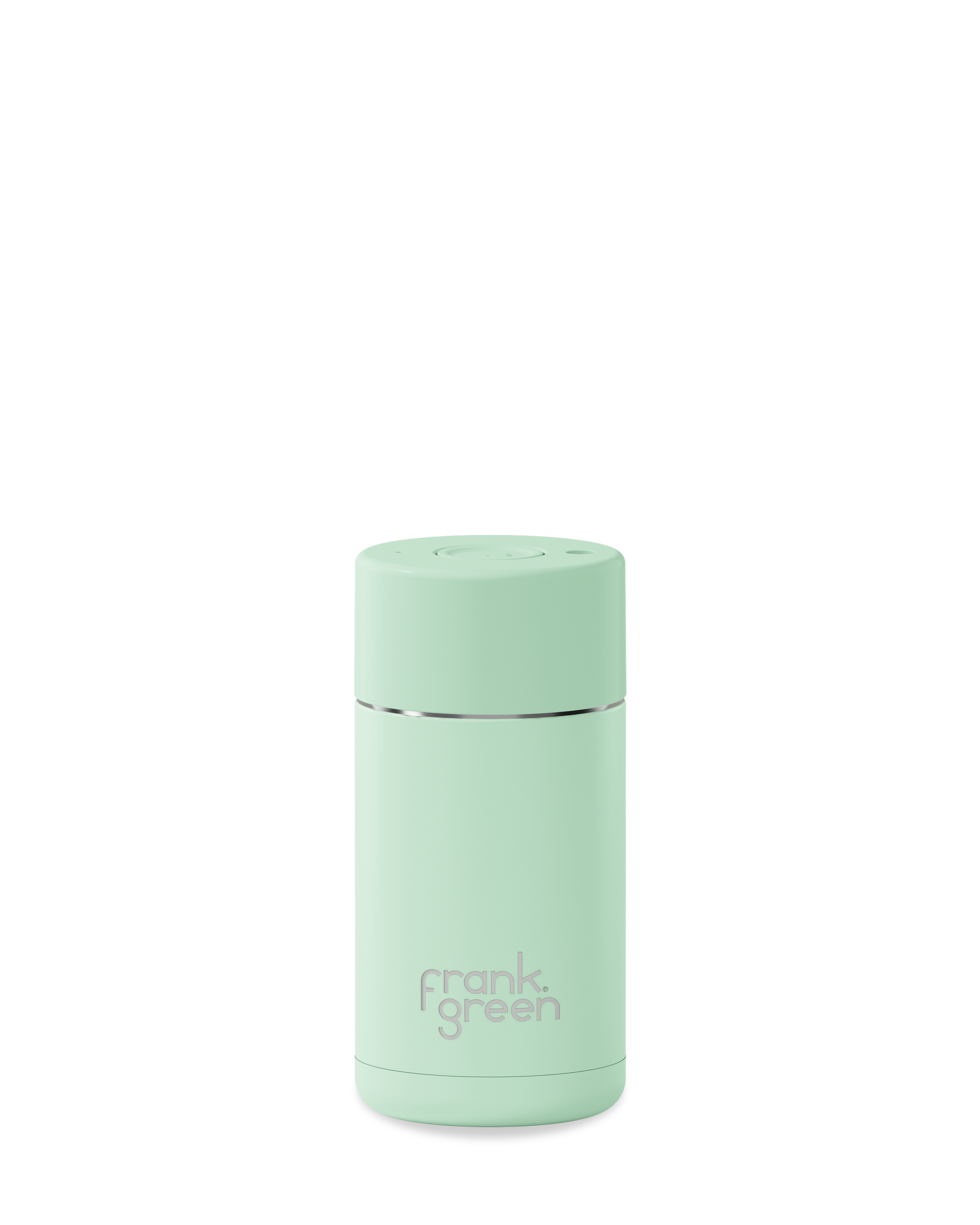 Eco-Friendly Ceramic Reusable Coffee Cup 12oz (355ml) - Mint Gelato Color - Perfect for Hot/Cold Drinks, Office, Travel & Sustainable Lifestyle