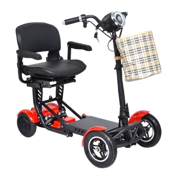 ComfyGo MS 3000 Plus Foldable Mobility Scooter for Seniors & Adults - Lightweight Electric Wheelchair with Long Battery Life - Perfect for Indoor & Outdoor Use, Shopping, Travel & Daily Mobility