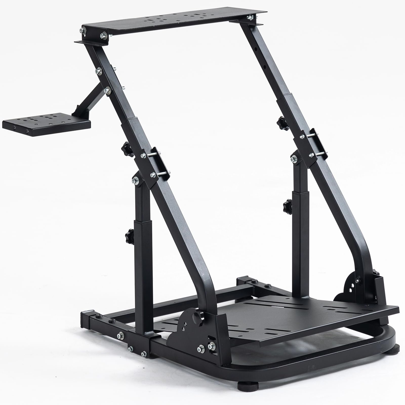 Hottoby G920 Racing Steering Wheel Stand - Foldable & Reinforced for Logitech G25/G29/G923, Thrustmaster T300RS/T80/T150 - Adjustable Driving Simulator Frame (Wheel/Pedals/Handbrake Not Included) - Perfect for Home Racing Simulator Setup & Gaming Accessories