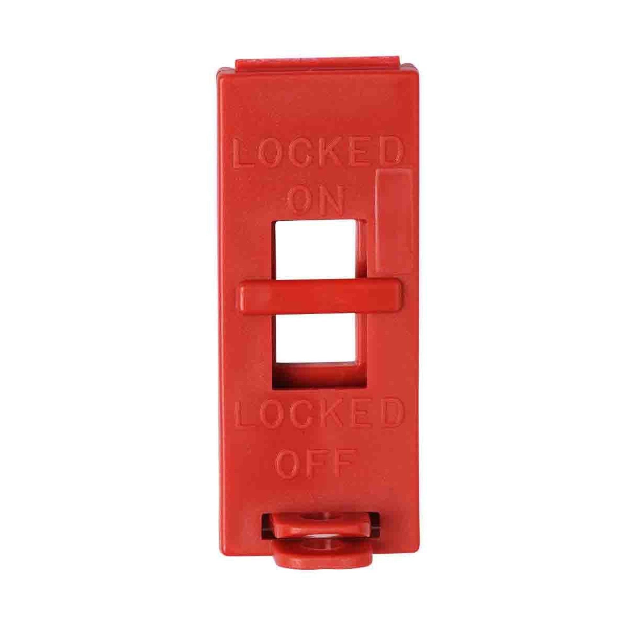 Brady 65696 Red Wall Switch Lockout Device - Electrical Safety Lock for Circuit Breakers & Switches - Ideal for Industrial, Commercial & Home Use