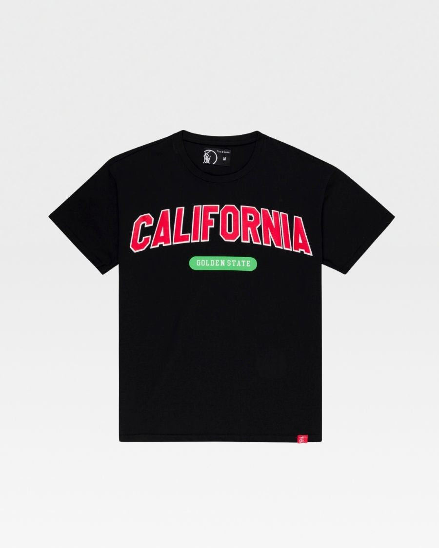 California Golden Gate Classic Black T-Shirt - Vintage San Francisco Graphic Tee for Men & Women - Casual Wear & Travel Souvenir