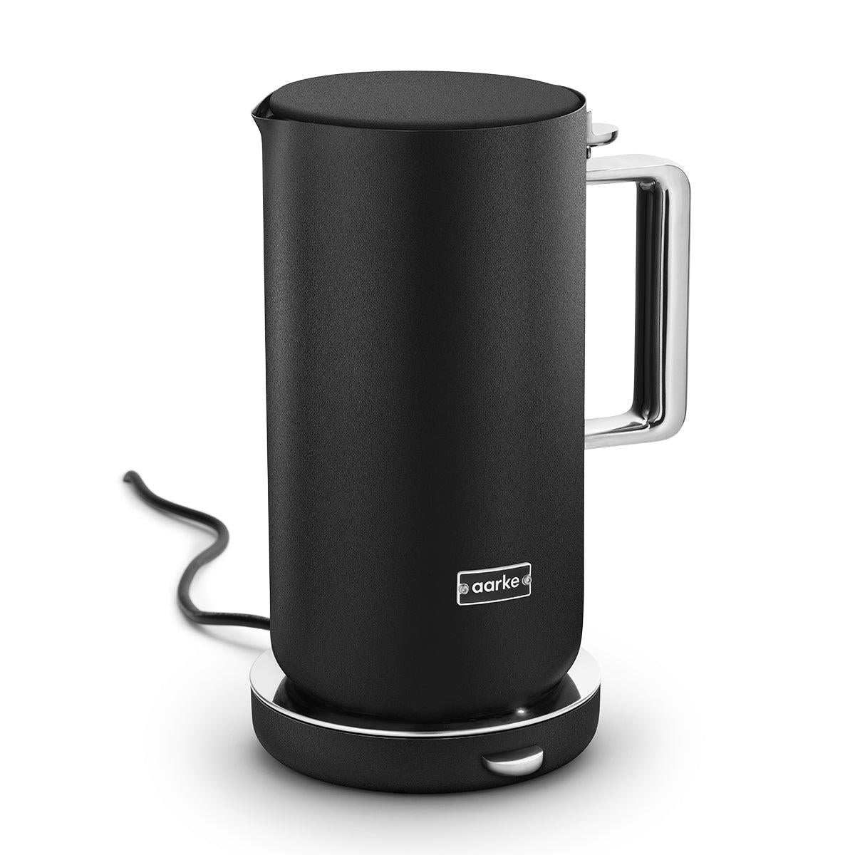 Aarke AK A1255 1.2L Electric Kettle - Matte Black - Fast Boiling & Quiet Operation - Perfect for Home, Office & Dorm Use