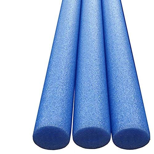 3 Pack No Hole Extra Long Deluxe Solid Core Pool Noodles - Floating Swim Aid for Kids & Adults, Perfect for Pool Parties, Water Exercises & Beach Fun