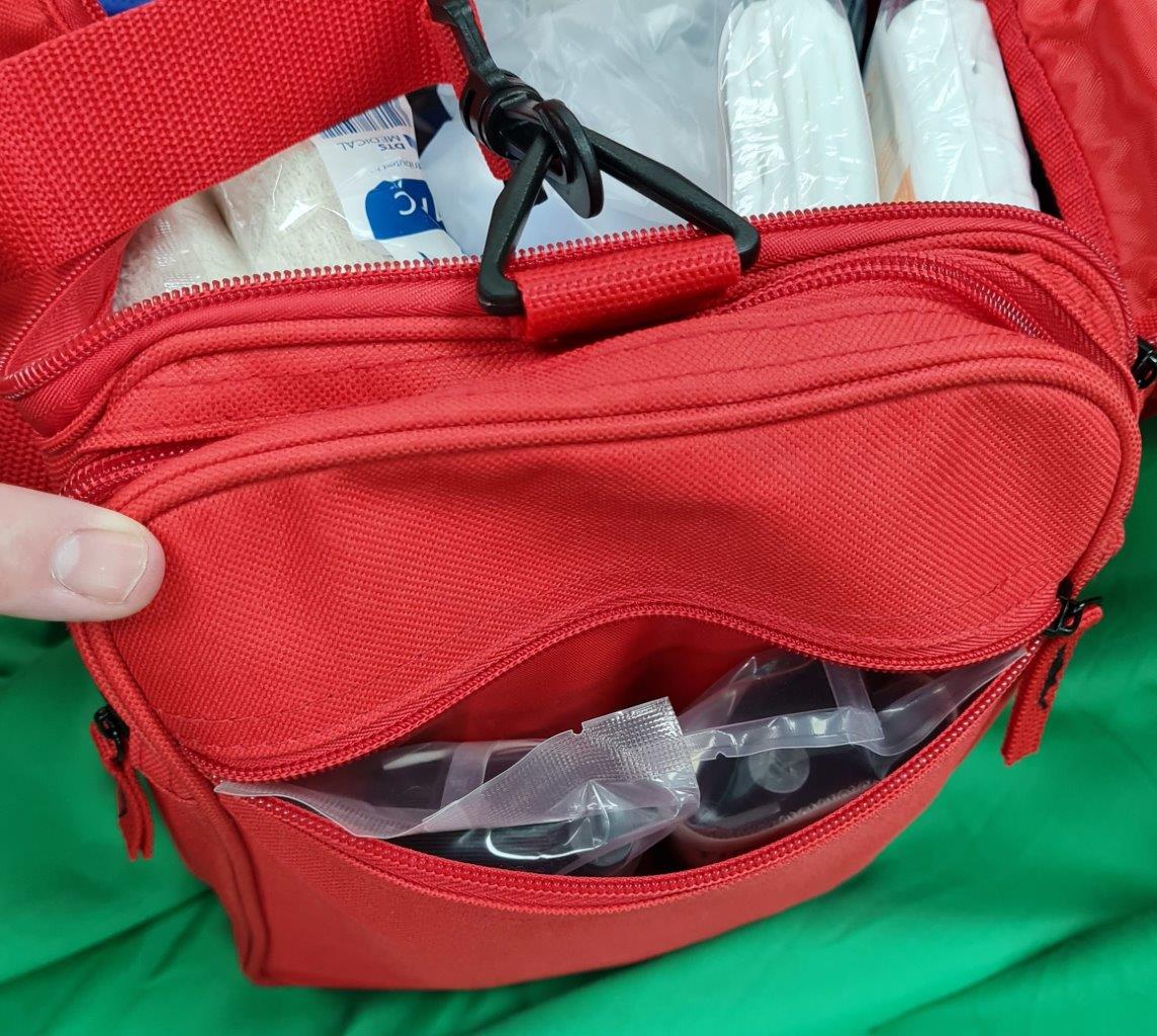 25-Piece First Aid Kit with Trauma Supplies & Advanced Medical Items - Perfect for Emergencies, Camping, Hiking & Home Safety