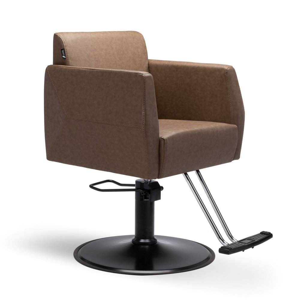 Lanvain® Lea Styling Chair 108 - Professional Salon Hairdressing Chair with Adjustable Height & 360° Swivel - Perfect for Hair Salons, Barbershops & Home Styling Stations