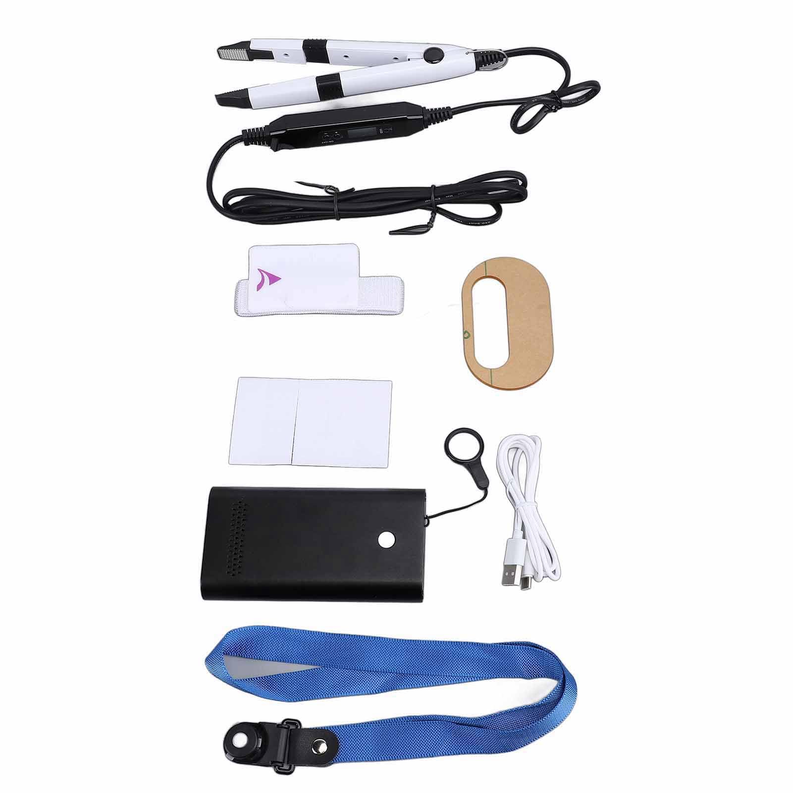 Professional 15W V Light Hair Extension Machine Kit with Glue Remover - At-Home Salon Hair Extensions System (US Plug) | Perfect for DIY Hair Extensions, Salon-Quality Results at Home