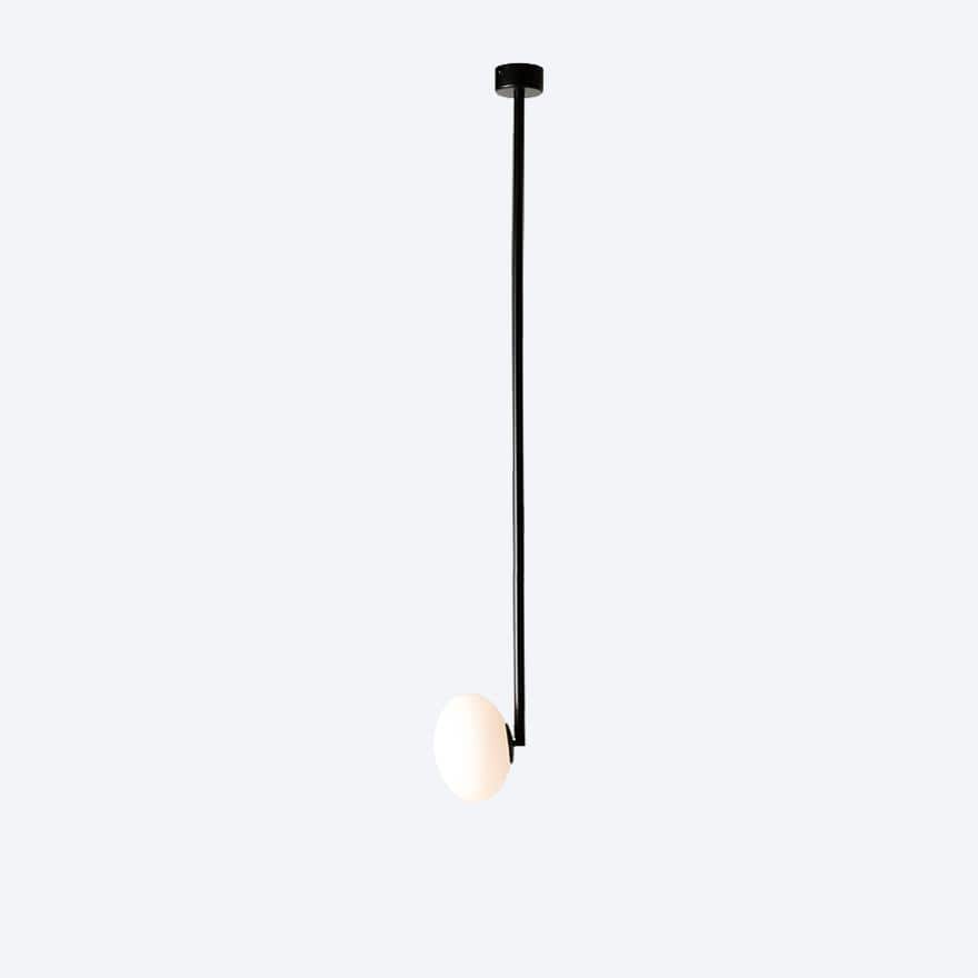 Modern LED Pendant Light with Adjustable Stalk - Sleek Hanging Fixture for Kitchen Island, Dining Room & Bedroom Lighting