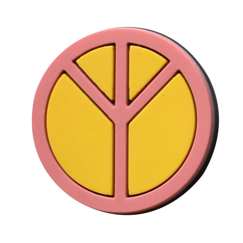 Trendy PVC Pink Shoe Charms Pins for Crocs - DIY Accessories for Bracelets & Wristbands - Cute Party Gifts for Girls & Women - Perfect for Jibbitz Decor, Birthday Presents & Fashion Outfits