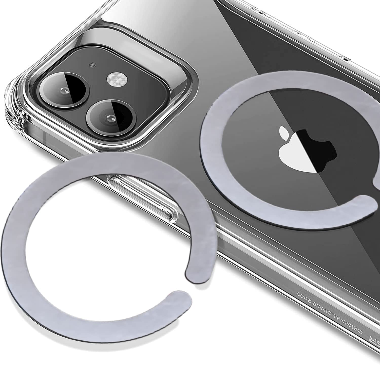 6 PCS Magnetic Adhesive Ring Stickers for iPhone 12/13/14 Series - Magsafe Converter for Wireless Charging - Upgrade Any Phone Case to Magnetic (Perfect for Car Mounts, Wireless Chargers & DIY Projects)