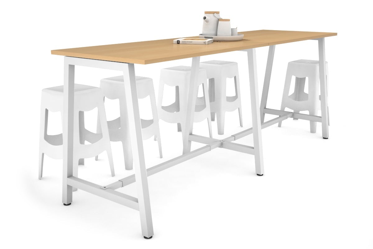 Quadro A Legs Large Counter Table 2400L x 700W - Heavy Duty Metal Frame for Restaurant, Bar, Kitchen & Commercial Use