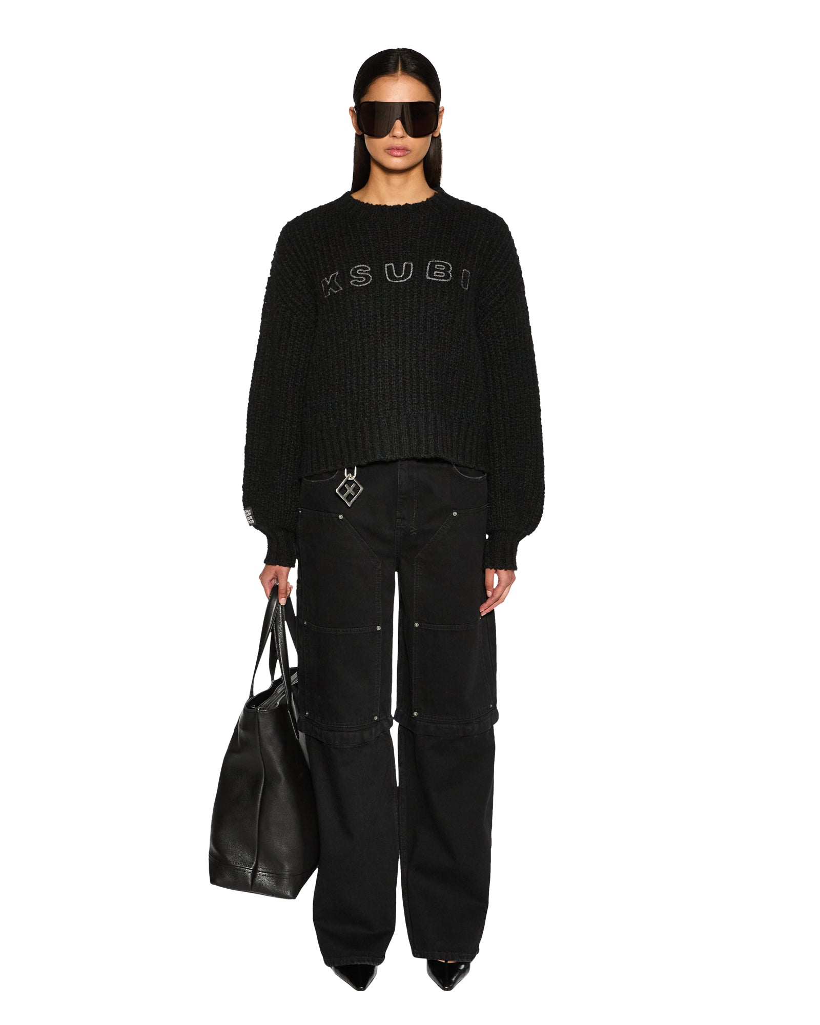 Bookie Knit Black Sweater - Cozy & Stylish Winter Pullover for Women | Perfect for Casual Outfits, Office Wear & Holiday Gatherings