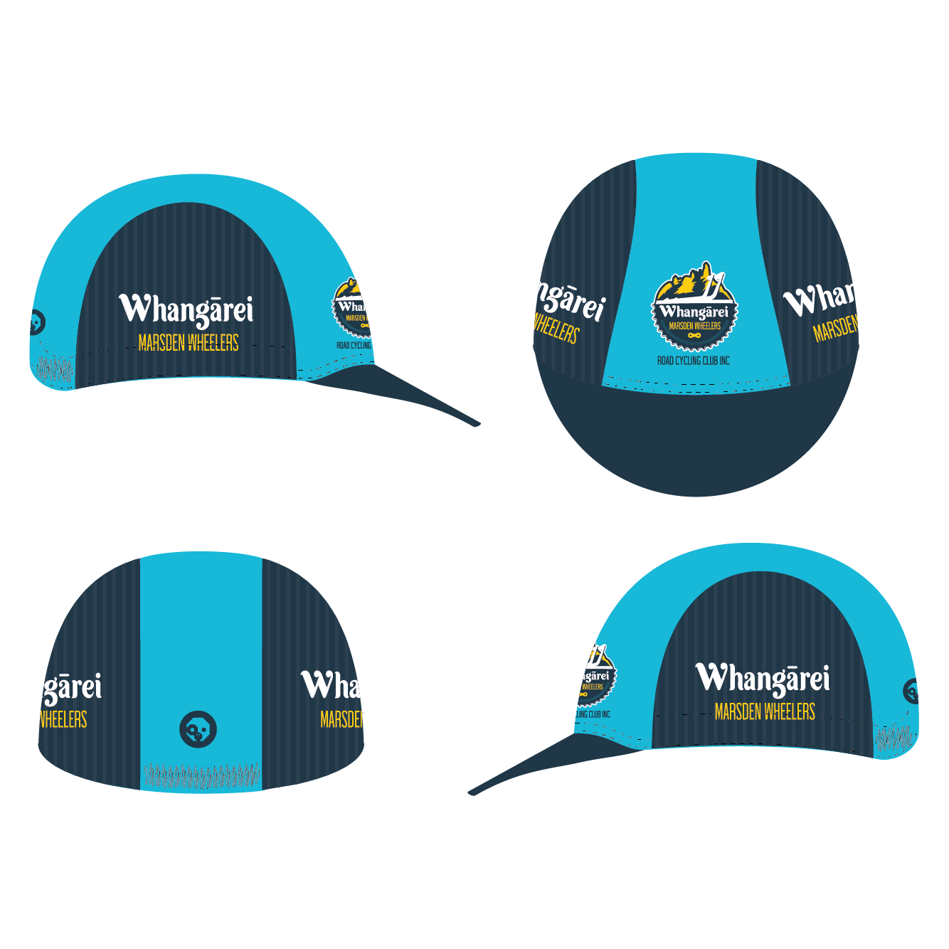 Whangarei Marsden Wheelers Cycling Cap - Lightweight & Breathable Bike Hat for Men & Women - Perfect for Road Biking, Mountain Cycling & Outdoor Sports