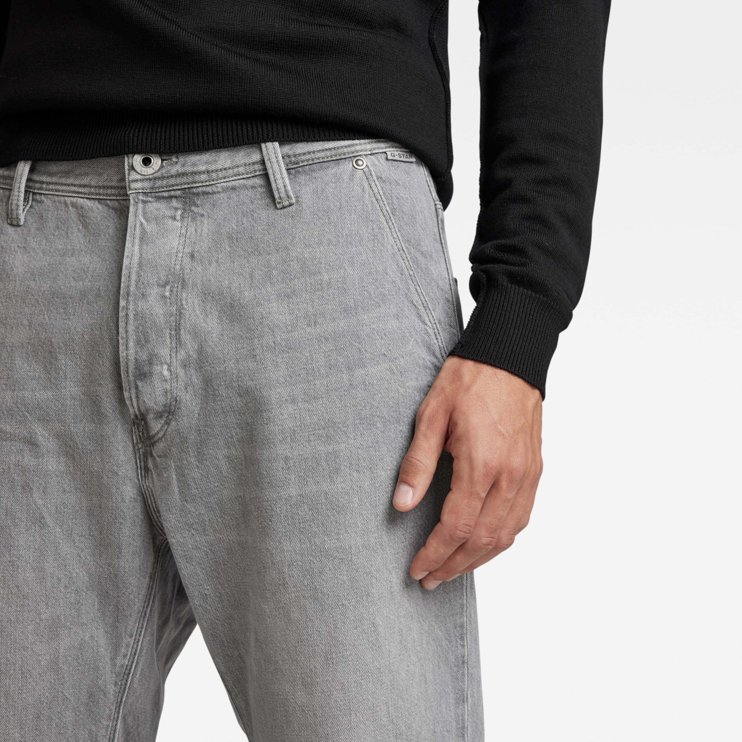 G-STAR Men's Grip 3D Relaxed Tapered Fit Jeans - Comfortable Stretch Denim Pants for Casual Wear & Everyday Style