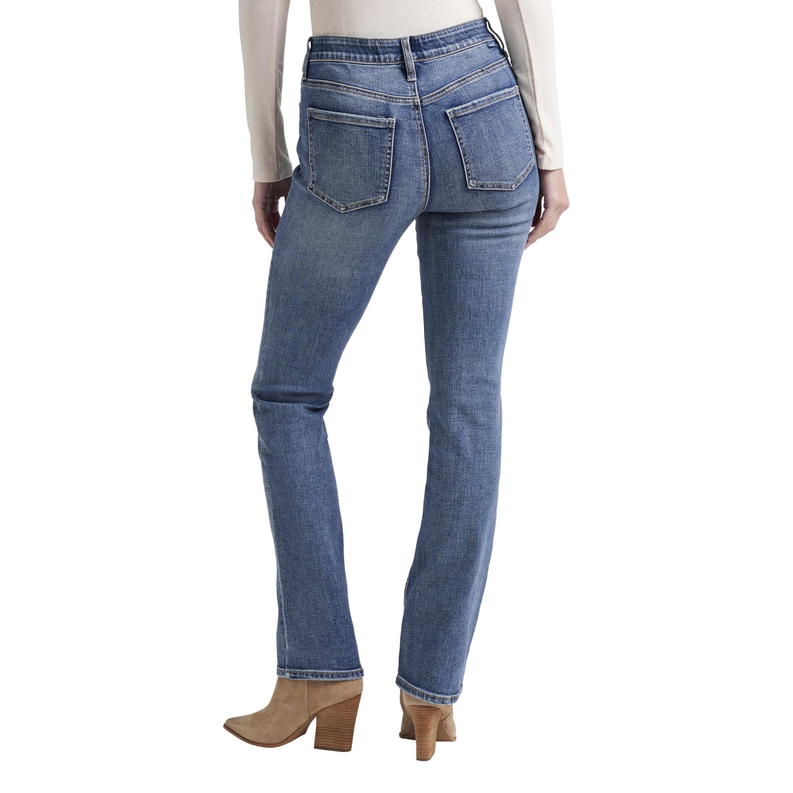JAG Women's Eloise Mid Rise Bootcut Jeans - Stretch Denim Pants for Casual & Work Wear | Comfortable Bootleg Fit for Everyday Style