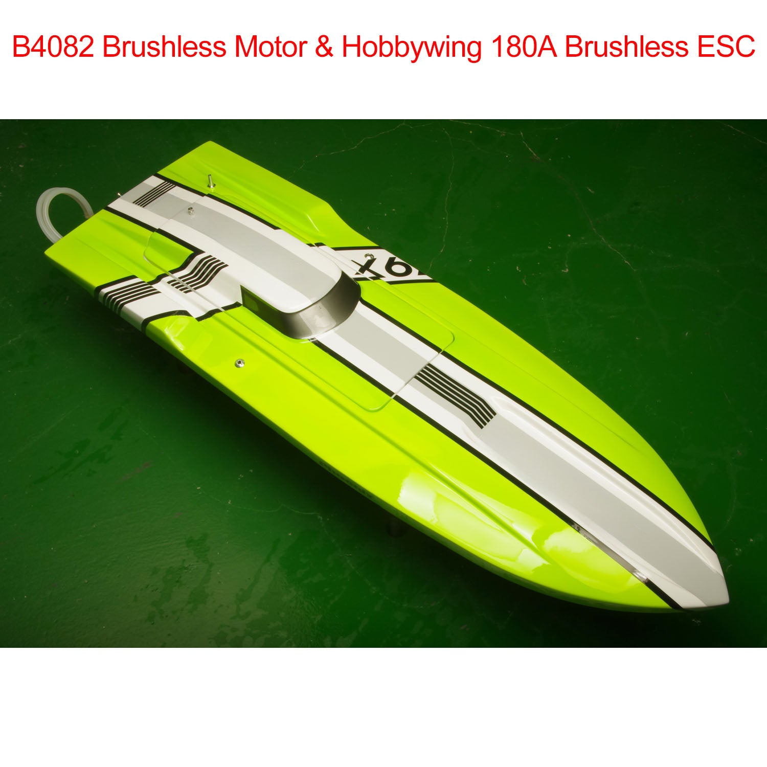 DTRC X79 High Speed RC Racing Boat - Fiber Glass Remote Control Watercraft with 4082 Brushless Motor, 180A Waterproof ESC & Servo Battery - Perfect for Pool, Lake & Ocean Racing