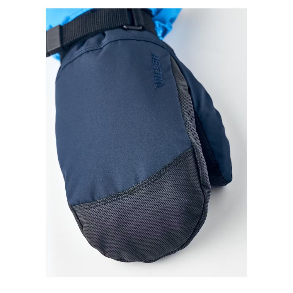 Hestra Czone Kids Ski Mittens - Navy/Sky Blue (32531) | Waterproof & Warm Winter Gloves for Boys & Girls | Perfect for Skiing, Snowboarding & Outdoor Winter Activities