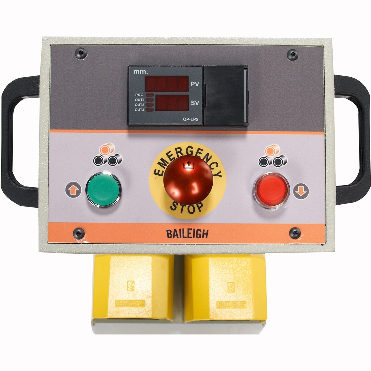 Baileigh Industrial BA9 1006835 Hydraulic Roll Bender R H45 - Professional Metal Bending Machine for Pipe, Tube & Bar Fabrication - Perfect for Metalworking Shops, Construction Sites & DIY Projects
