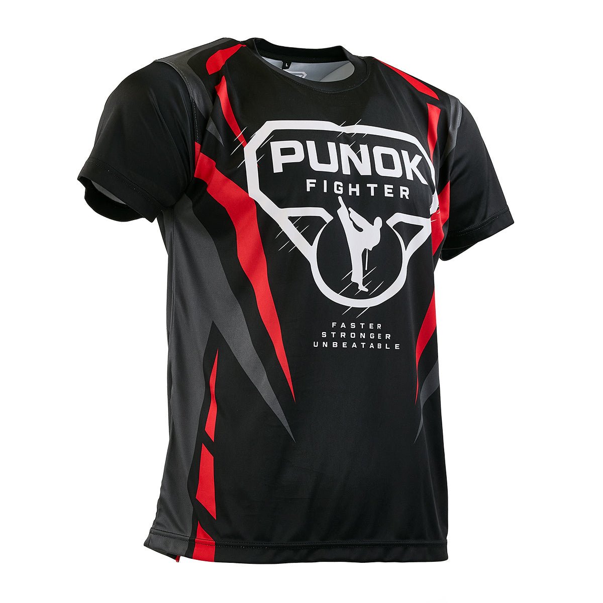 Punok Fighter Training T-Shirt - Premium MMA & Boxing Workout Tee for Men - Gym, Martial Arts & Fitness Training Apparel