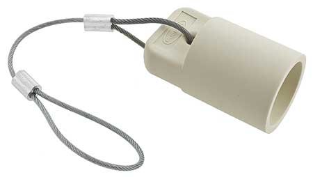 300/400A Female Single Pole Cap White - Pack of 6 | Electrical Connector for Home Wiring & DIY Projects