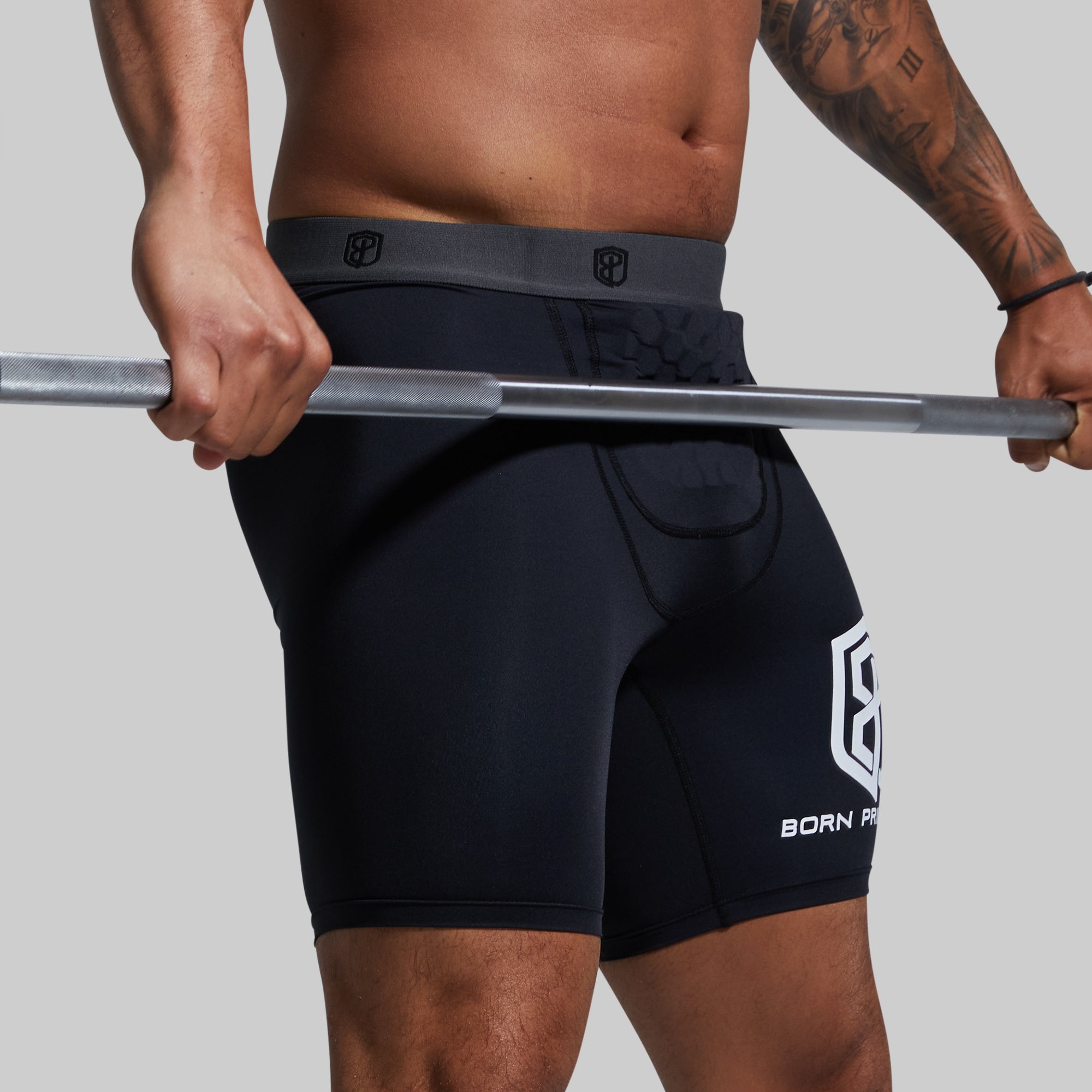 Men's Snatch Shorts - Black Workout Shorts for CrossFit, Weightlifting & Gym Training | Breathable & Flexible Fitness Shorts