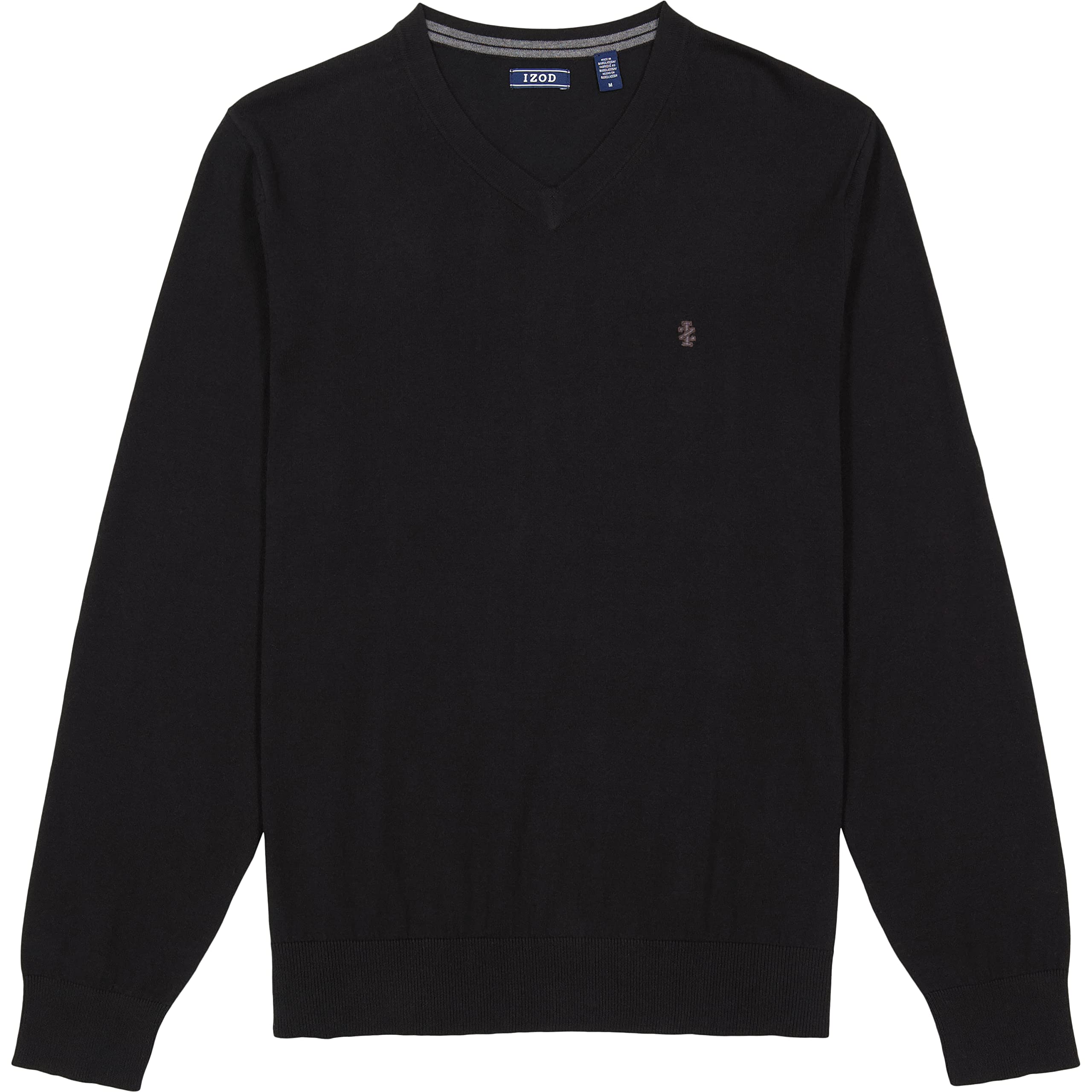 IZOD Men's Premium Soft V-Neck Sweater - Comfortable Casual Pullover for Fall & Winter - Perfect for Office, Date Night & Weekend Outings