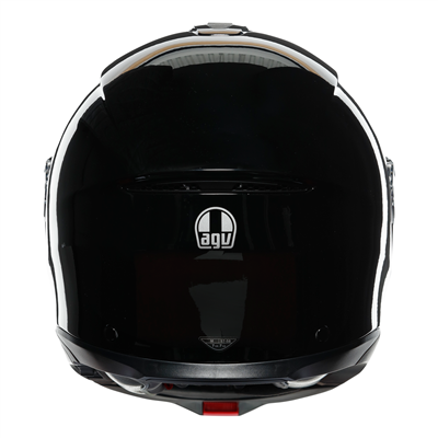 AGV Tourmodular Solid Black Full Face Motorcycle Helmet - DOT & ECE Certified for Safety - Lightweight & Comfortable for Long Rides - Perfect for Street Biking, Touring & Commuting