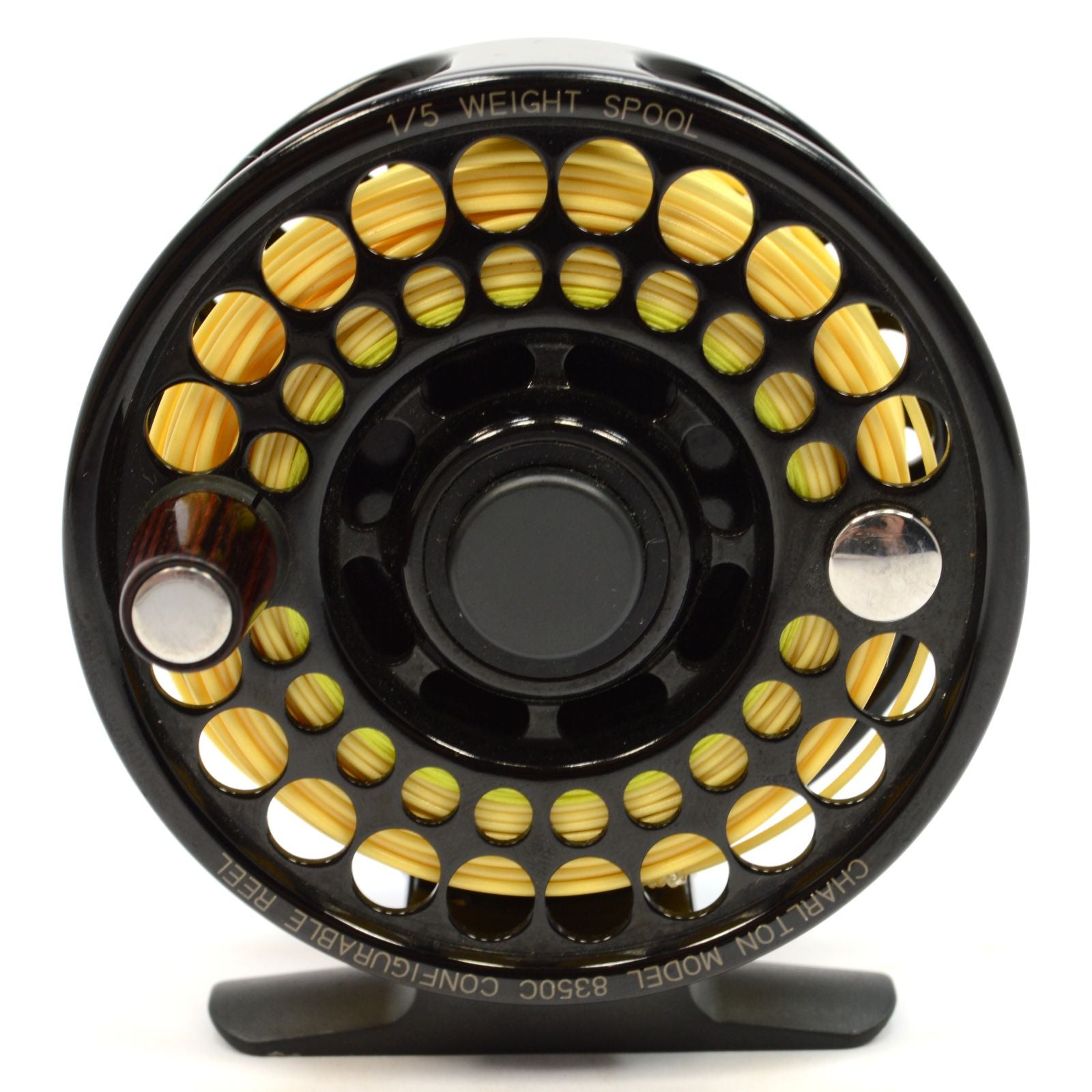 Pre-Owned CHARLTON CONFIGURABLE REEL & SPOOL Model 8350C 1/5 Right Hand with Pouch - Perfect for Fishing, Industrial Use & Outdoor Activities