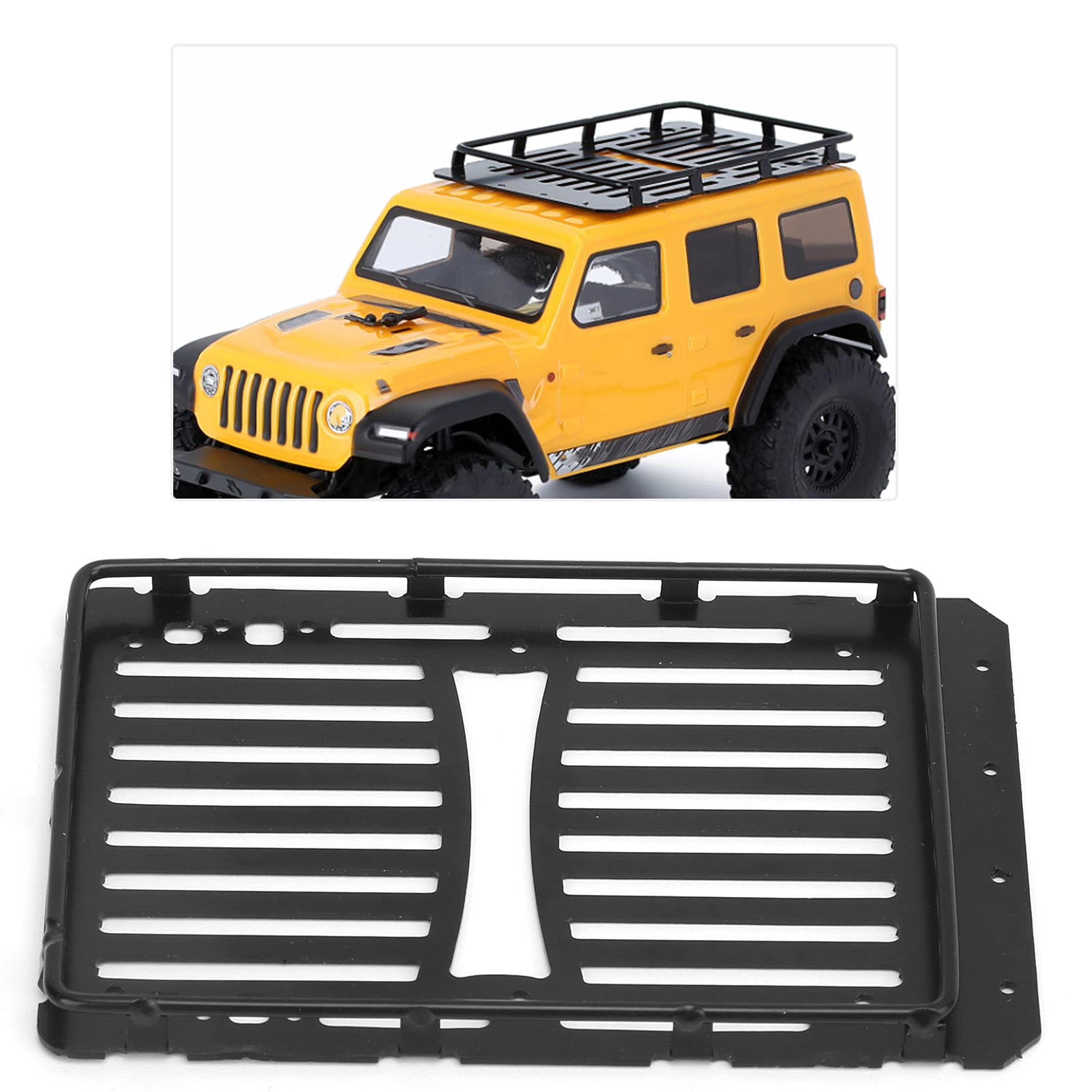 1/24 Scale Metal Roof Rack for RC Car - Premium Accessory for Wrangler & SCX24 Models | High-Quality Craftsmanship & Realistic Design | Perfect for Off-Road Adventures & RC Car Enthusiasts