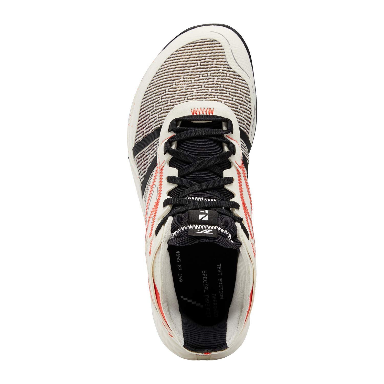Reebok Nano X Inside Out Unisex Training Shoes - Chalk/Carotene/Black - Size 10 | CrossFit, Gym Workouts & Fitness Training
