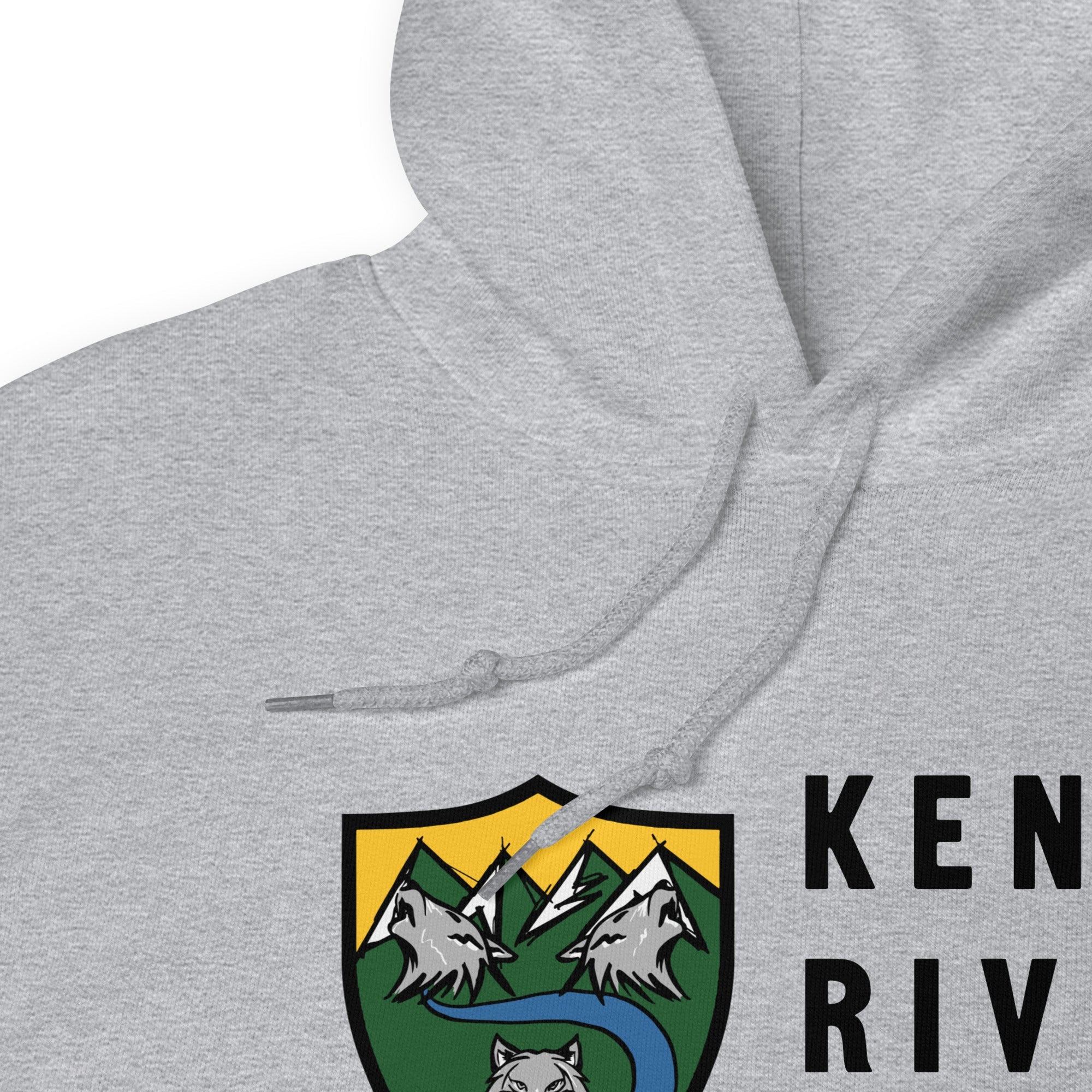 Kenai River Rugby Hoodie - Men's & Women's Pullover Sweatshirt for Outdoor & Casual Wear | Warm Fleece Lined for Fall & Winter
