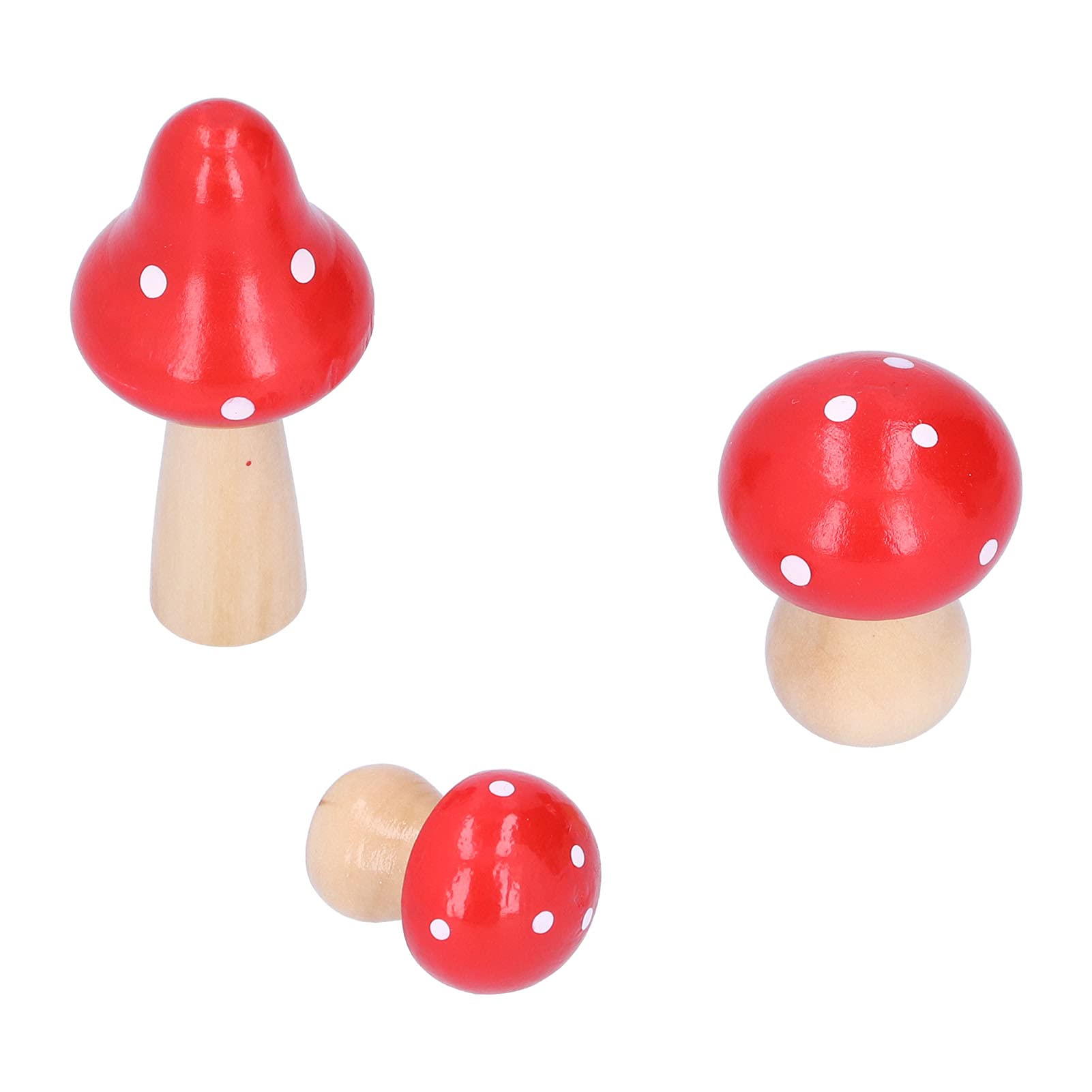 Vibrant Red Mushroom Decor - Handmade Art Craft for Coffee Shop, Bedroom, Office & Study Room - Perfect for Boho, Farmhouse & Modern Interior Design