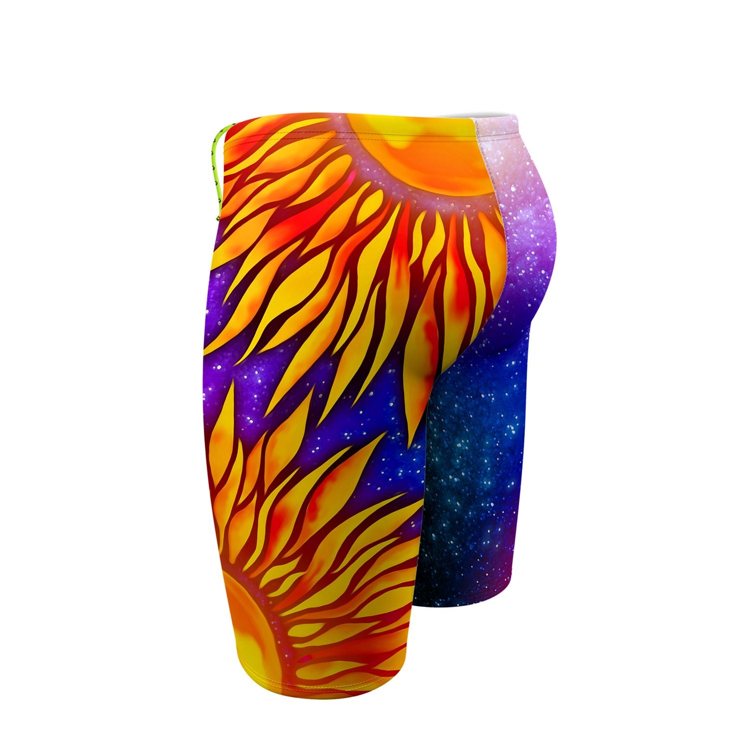 Moonflower Jammer Swimsuit for Men - UPF 50+ UV Protection, Quick Dry Swim Trunks - Perfect for Swimming, Beach, Surfing & Water Sports