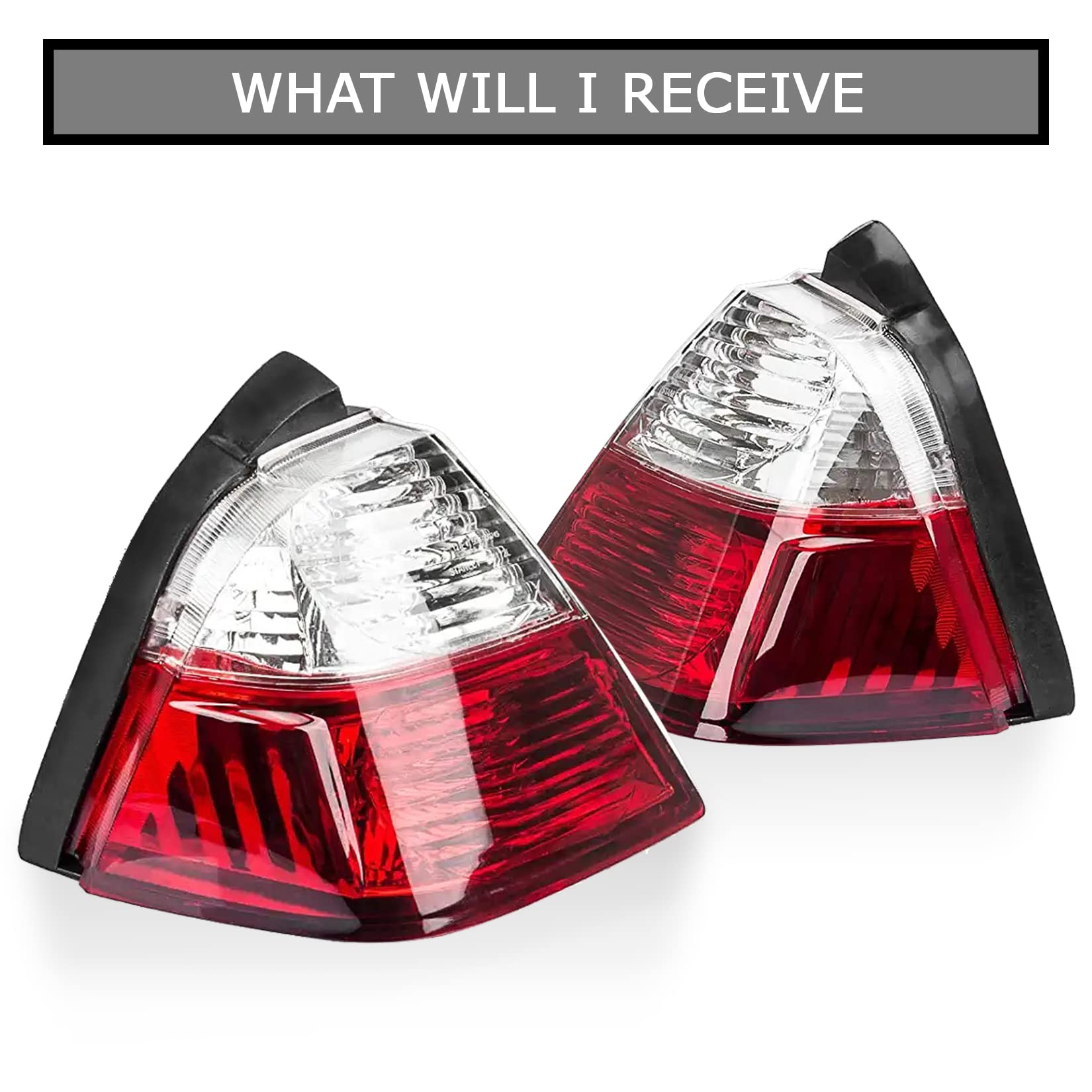 PSLER Motorcycle Rear Turn Signal Tail Light Lens Cover for Honda Goldwing GL1800 - Compatible with Brake Lights & Turn Signals - Durable Replacement for Enhanced Safety & Visibility on the Road