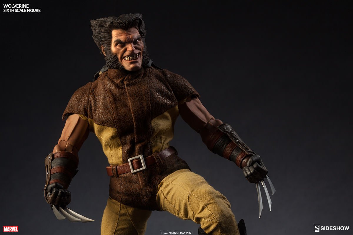 Marvel Comics X-Men Wolverine 1/6 Scale Action Figure - Premium Collectible Sideshow Statue | Perfect for Display, Gift Giving & Comic Book Fans Collection